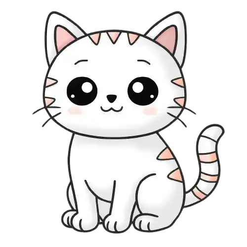 Cute cat in a clicker game
